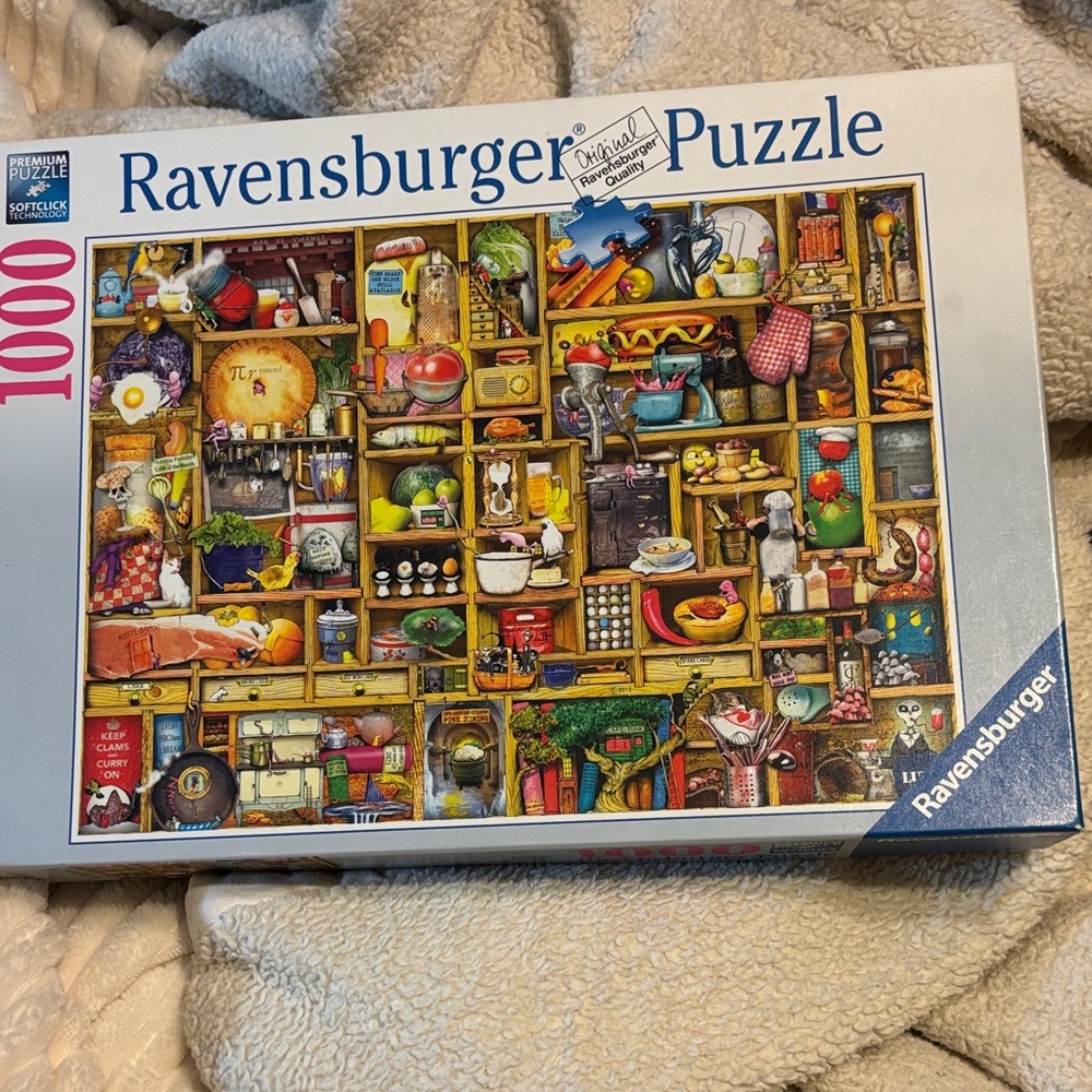 Ravensburger "Kitchen Cupboard" Multicolor Kitchen Puzzle - 1000 Pieces - Picture 2 of 3